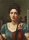 Edward John Poynter The Violinist painting
